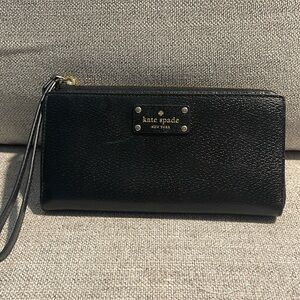 Kate Spade Long Black Wallet